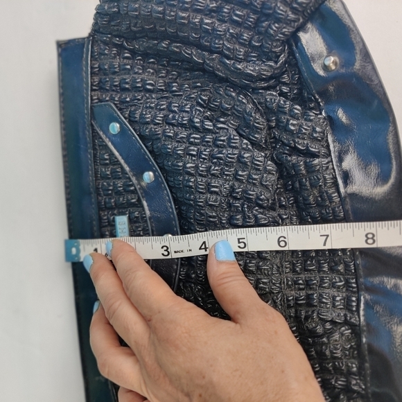 MICHE Classic Handbag Shell Black Puffy Texture Soft Bag Cover Case Magnetic - Picture 9 of 12